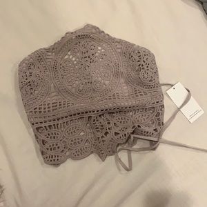 Crochet crop top. New with tags size medium
